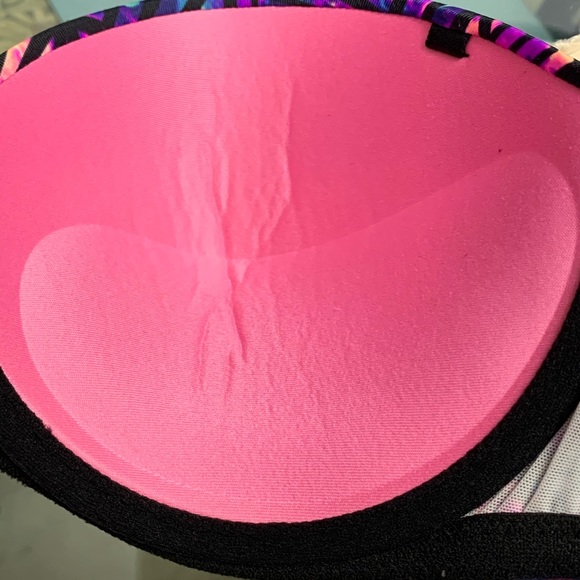 Victoria’s Secret Pink Tie Dye Geometric Strapless - Picture 2 of 5